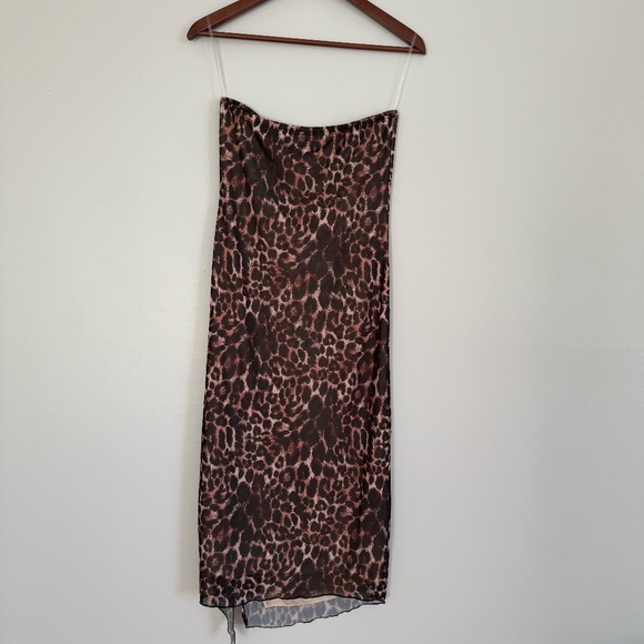 Leopard print tube top dress - Picture 5 of 5